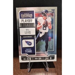 2023 Panini Contenders Will Levis #97 Playoff Ticket Silver /199 (RC) Titans